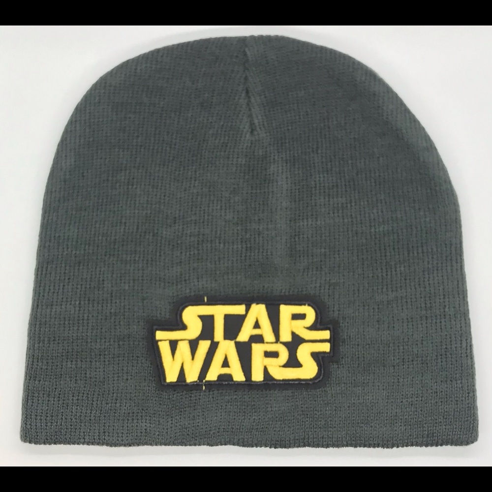 Gray Star Wars patch Beanie